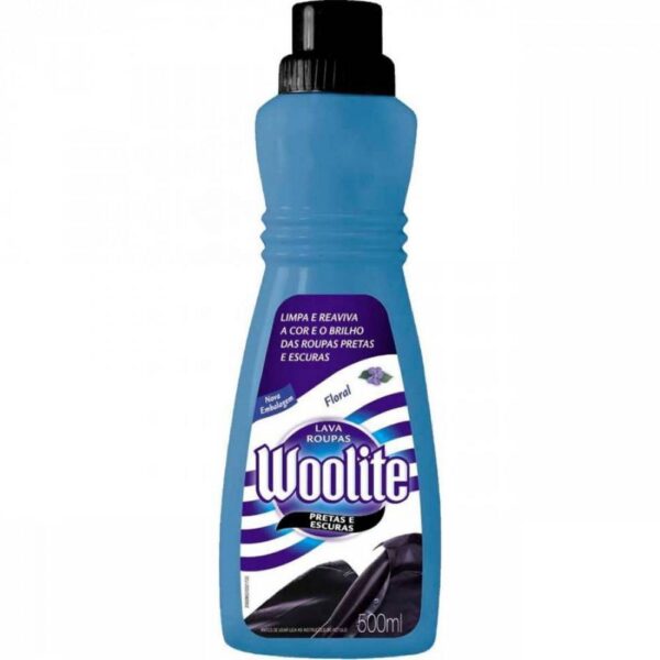Lava Roupas Liquido Woolite Roupas Pretas e Escuras 450ml