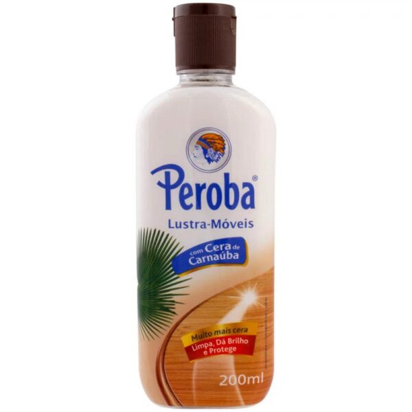 Lustra Moveis Peroba Com Cera De Carnauba 200ml