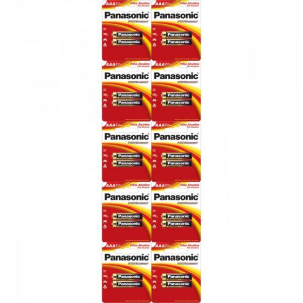 Pilha Panasonic Alcalina 2Un Pequena Cartelao 10un